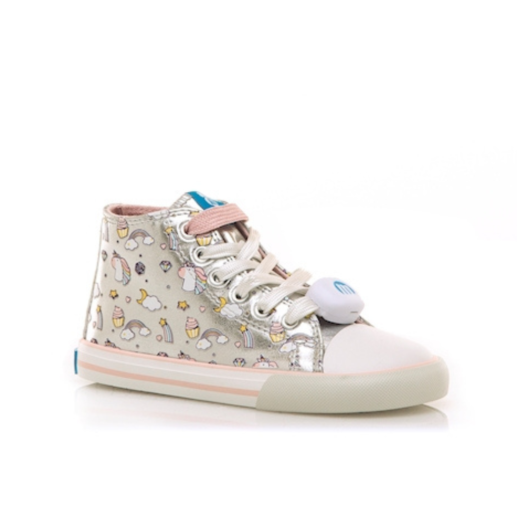 ZAPATILLAS INFANTILES BAREFOOT GLIST UNICORNIO CON LUCES - MUSTANG