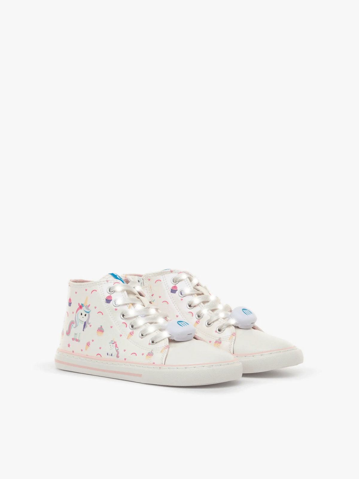 ZAPATILLAS BAREFOOT MTNG FREE EMI BLANCO CON LUCES