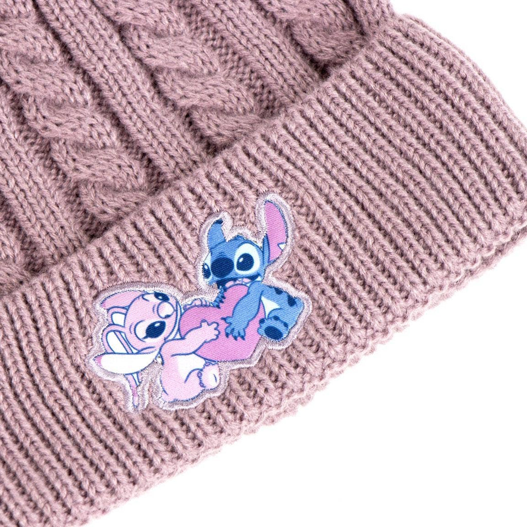 GORRO Y GUANTES STITCH