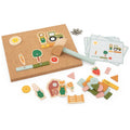juego creativo con martillo de madera - granja