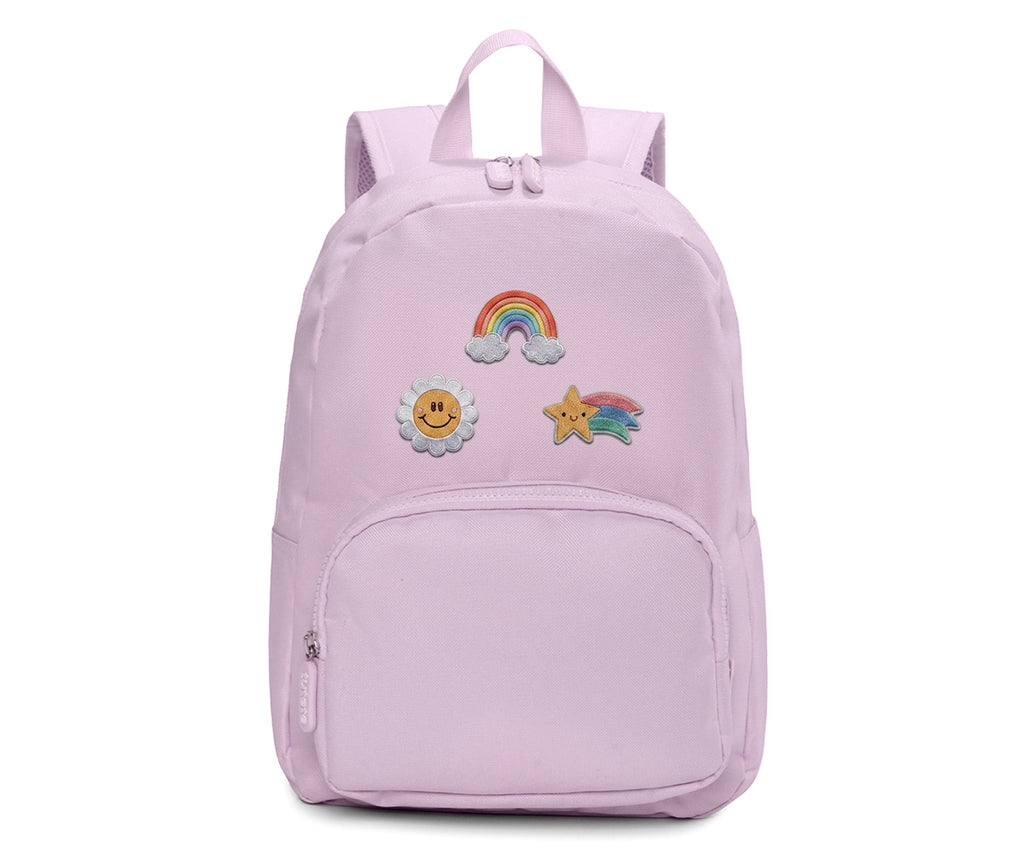 MOCHILA INFANTIL LAVENDER + 6 PARCHES AUTOADHESIVOS HAPPY DAY