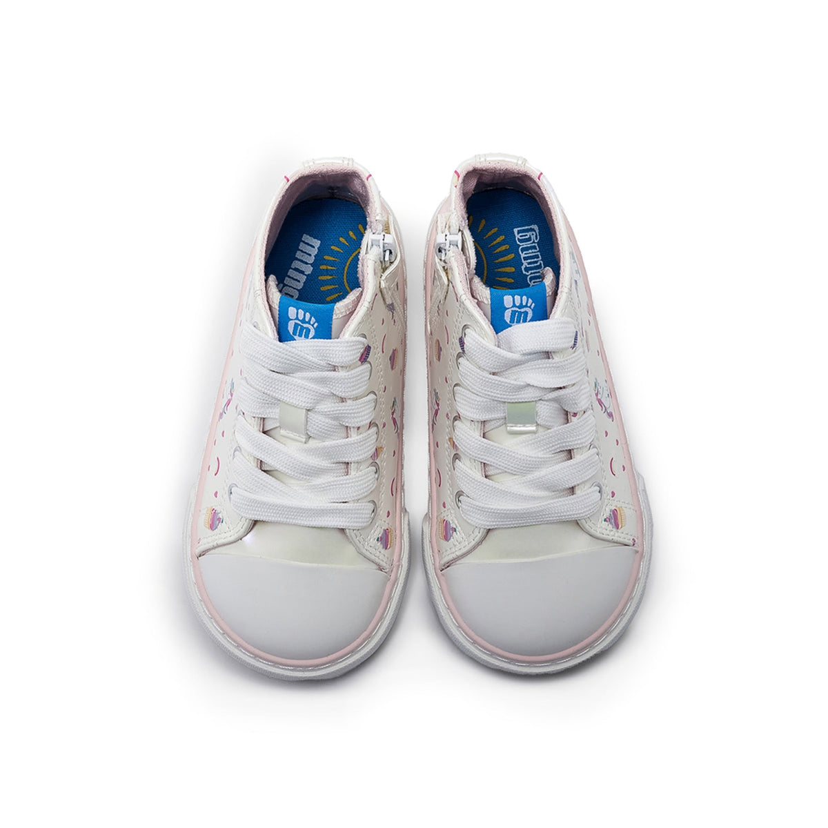 Zapatillas MTNG Free blanco para niña, vista superior