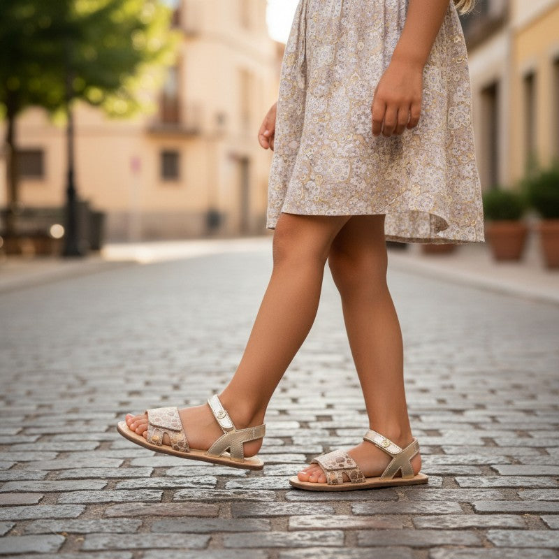 SANDALIA BAREFOOT PIEL - BABY FREE BY CHETTO