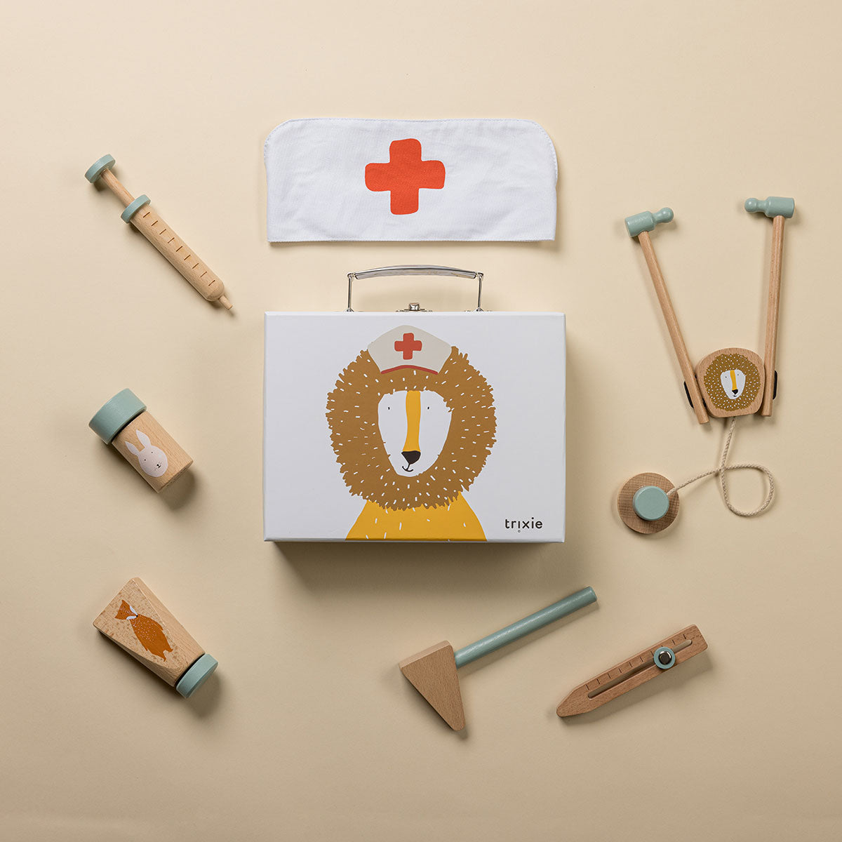 Juego de médicos de madera Trixie