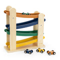 Pista de carreras de madera con 4 coches Trixie